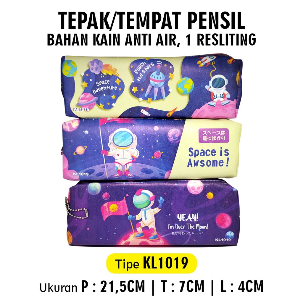

KOTAK PENSIL RESLETING / KOTAK PENSIL POUCH / MOTIF LUAR AGKASA KL1019