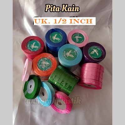 

Pita kain ukuran ½ inch