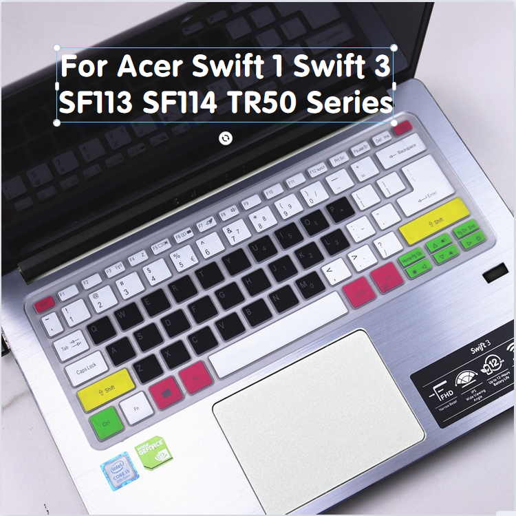 Skin Silikon Cover Pelindung Keyboard Untuk Laptop Acer Swift 1 Swift 3 Sf113 Sf114 Tr50 14 &quot;13.3&quot;