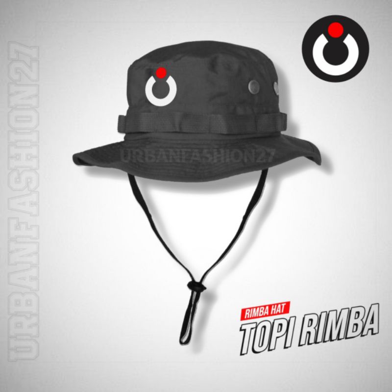 Topi Maiyah Rimba - Topi Hiking Adventure Gunung Mancing Jungle Hat Pria Wanita Distro Logo Maiyah K
