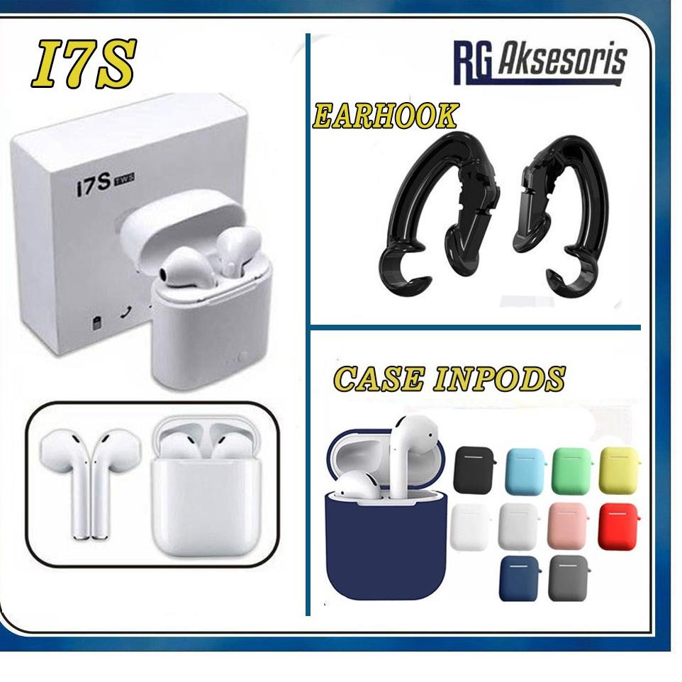 『TERLARIS』 Headset Bluetooth inpods i7S TWS , i12 macaron / i12S tws Twins V5.0 Sport True Wireless 