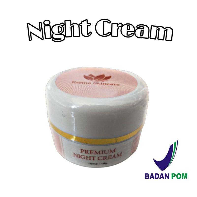 Night Cream Farma Skincare BPOM