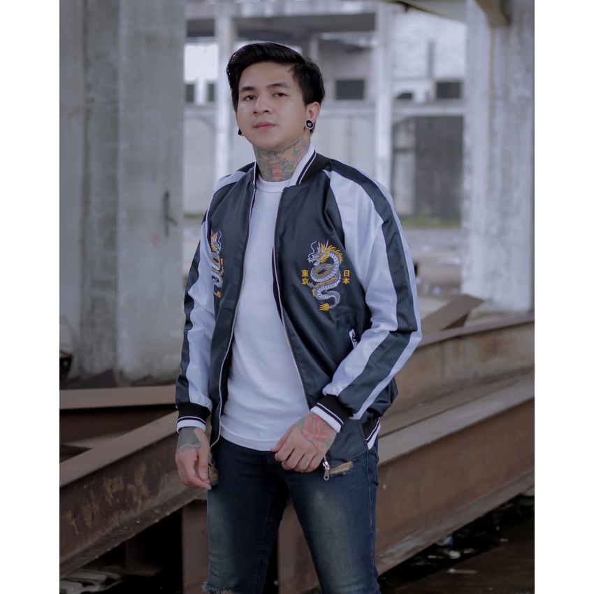 Jaket Sukajan Original Jepang/ Sukajan/ jaket sukajan/ Sukajan murayama/ Sukajan Jepang/ Sukajan Original Asli/ Jaket bomber pria/ Jaket Baseball pria