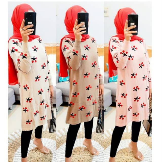 NEW  CERIA TUNIC /ATASAN WANITA IMPORT  ATASAN TUNIC / TUNIC WANITA TERBARU / BAJU TUNIC TERMURAH