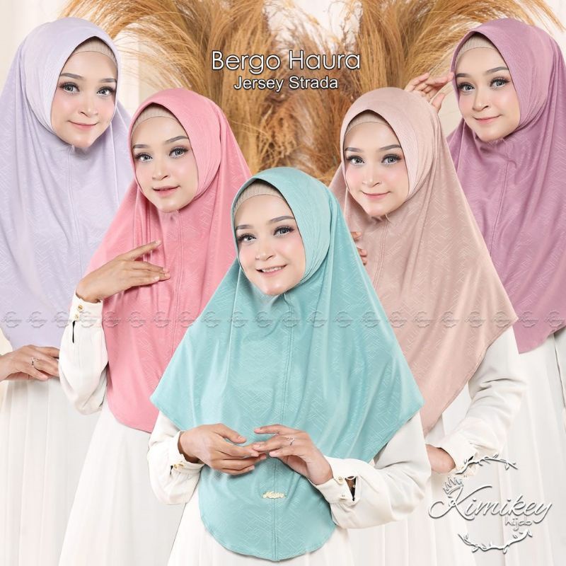 HIJAB INSTAN BERGO PET HAURA BY KIMIKEY