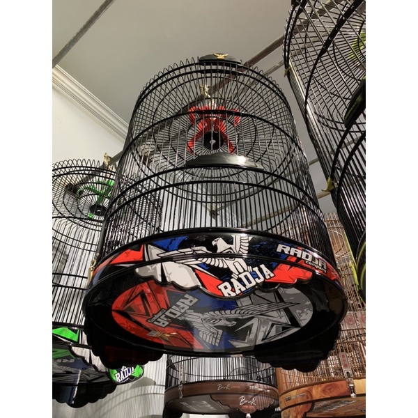 SANGKAR KANDANG MURAI RADJA COMPANY PVC DECAL NO 2 ( sertifikat )