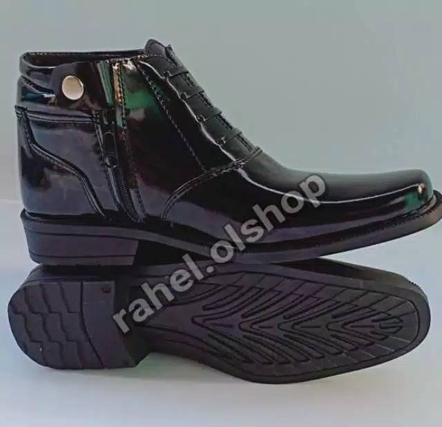 [FREE KAOS KAKI PDH] Sepatu PDH 03 Polisi Polri Murah Berkualitas Sepatu Dinas Kerja PDH Polri Satpam Security Polisi PNS Guru Kantoran - DP03