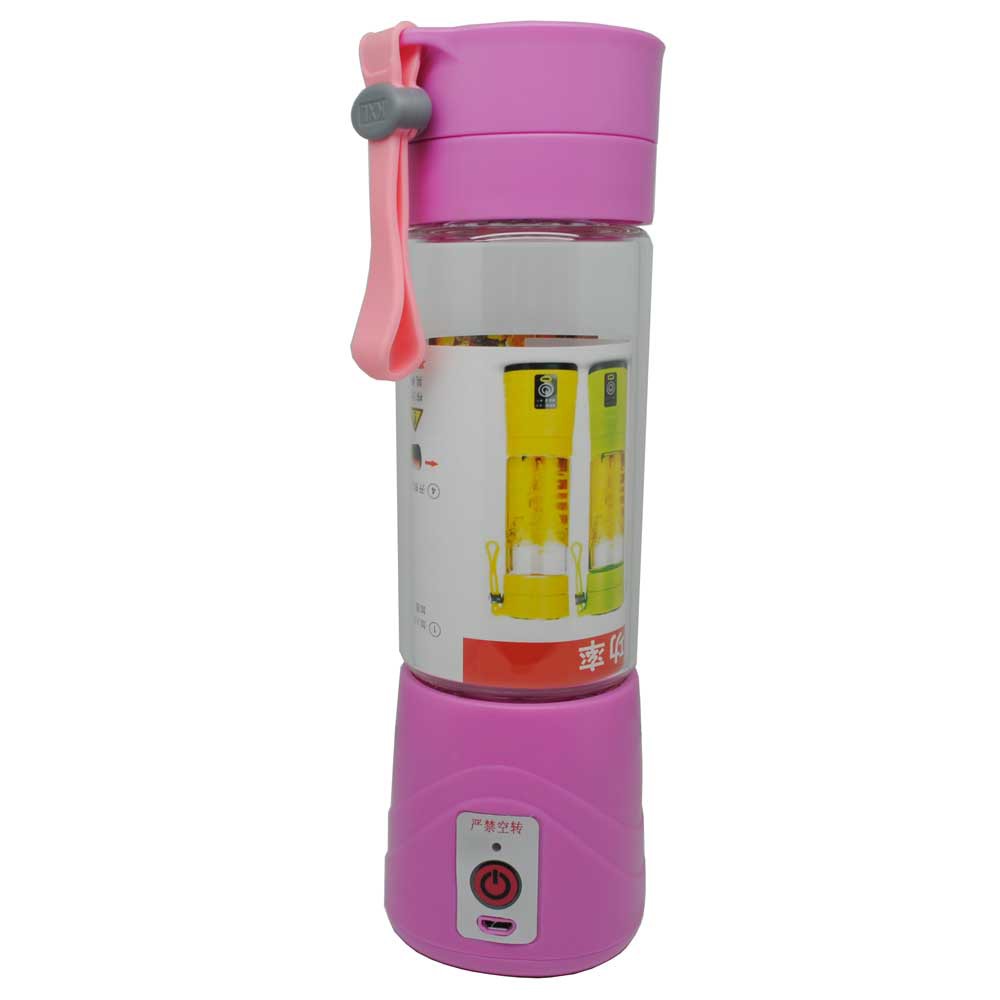 Blender Jus Portable 380ml - Pink