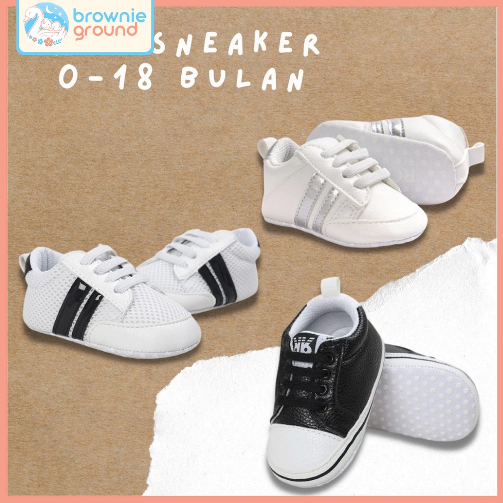 sepatu bayi prewalker 0-18 bulan baby shoes laki laki perempuan umur 0-18 bulan sneaker bayi