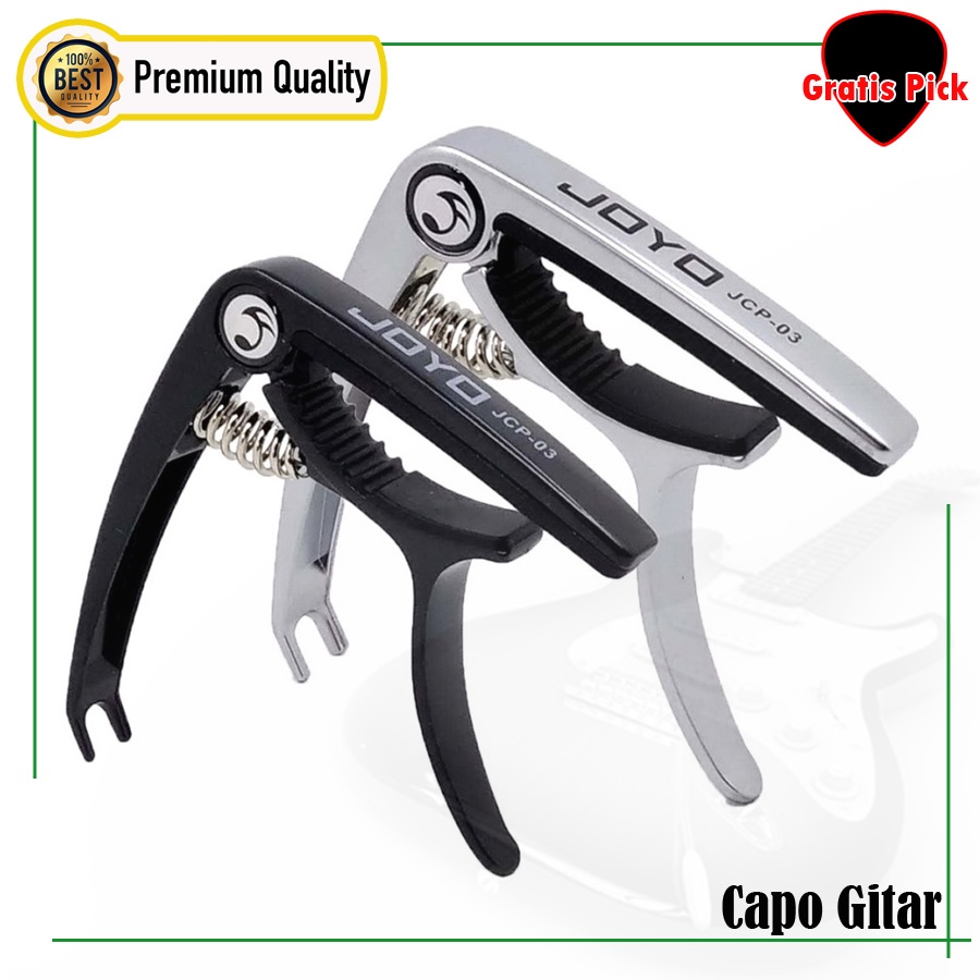 Capo Gitar Akustik Classic Kapo Besi Alloy Premium Import Cappo Kappo