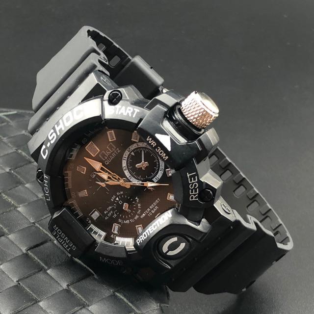 Cod Jam Tangan Pria Sport Jarum Anti Air Jarum Karet Fashion Murah M167