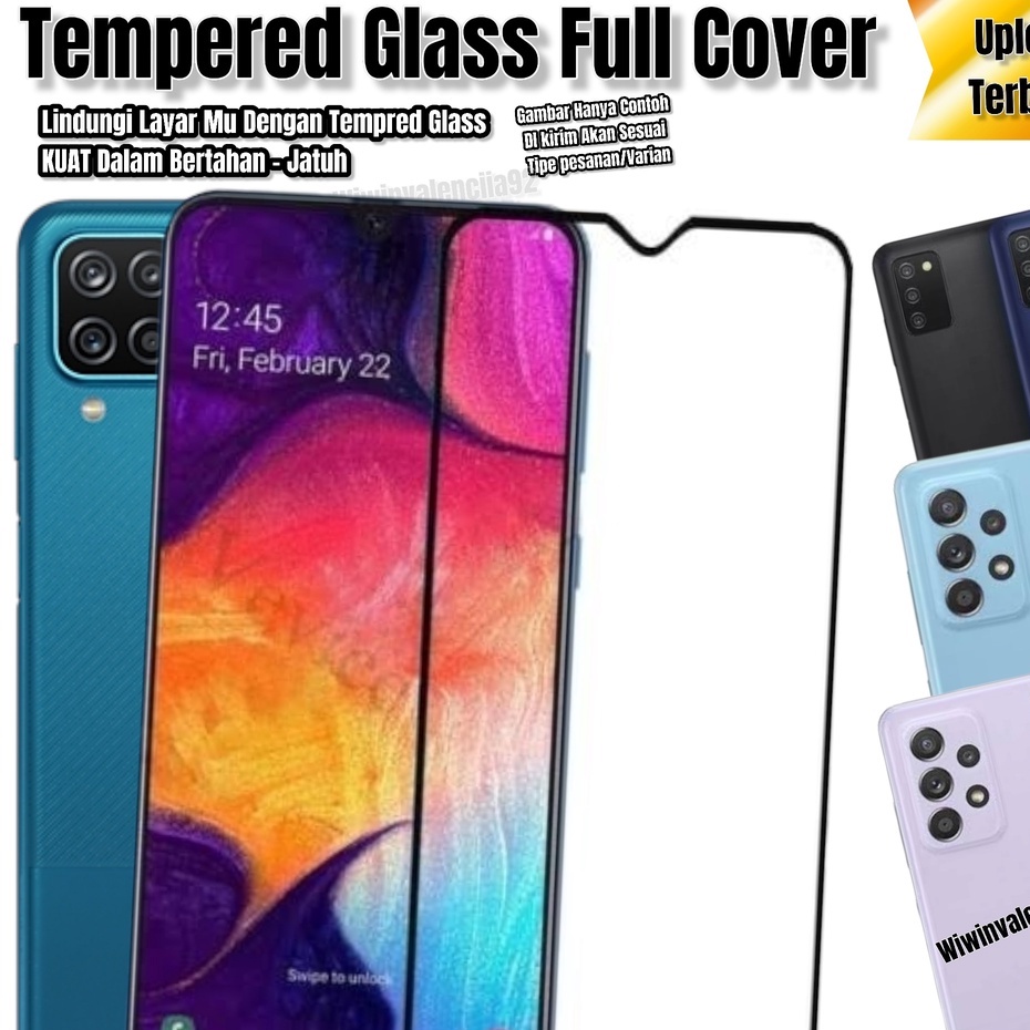 TG Temperd Glass SAMSUNG A14 A10 A10S A11 A12 A13 A01 A01CORE A02 A02S A03 A03S A03Core A2 Core M01 Core M02 M02S  Tempered KACA BENING-CLEAR/Tempred Full Cover-Ful Coverage Antigores-Gores Anti/Layar List Hitam-Black/Tanpa-Tidak Ada Lis Thin Core S 4G 5G