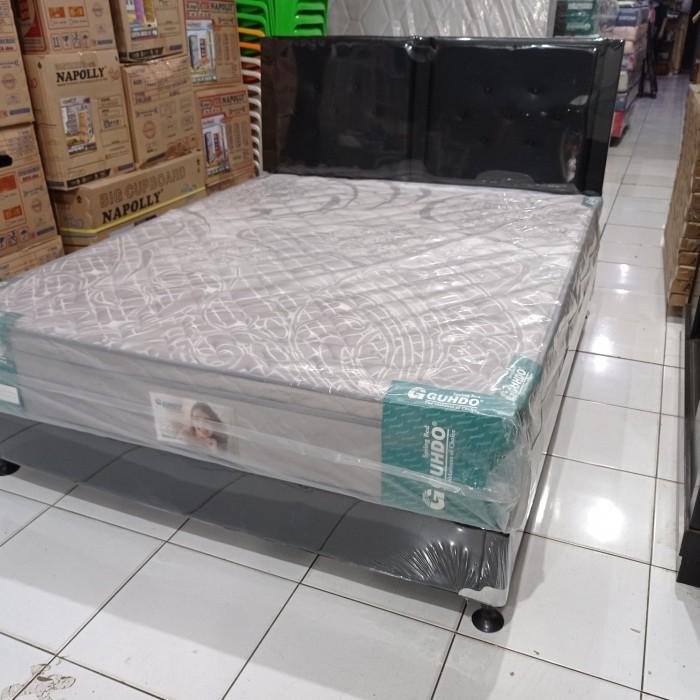 SPRINGBED GUHDO PLUSH TOP FULL SET - 180x200 - Free bantal dacron 2 bh
