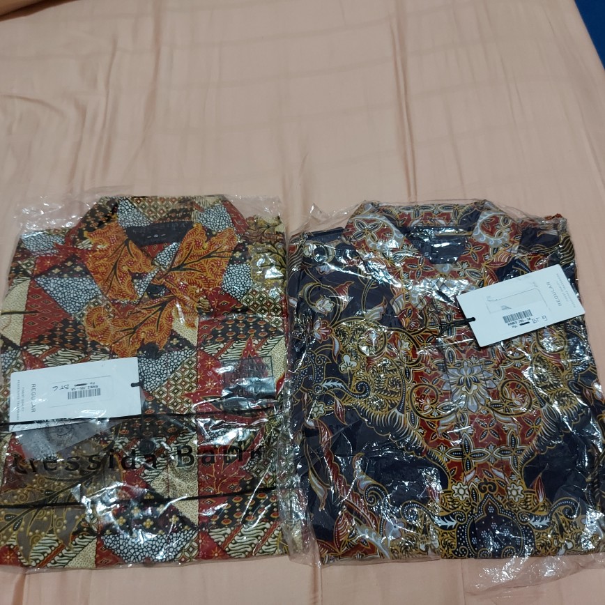 Gof Cressida Kemeja Batik Pakaian Pria Atasan Kemeja Hem Casual Reguler Original Lengan Pendek Bagus