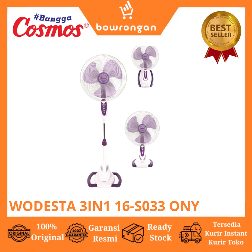 COSMOS KIPAS ANGIN (WODESTA) 3IN1 16-S033 ONY