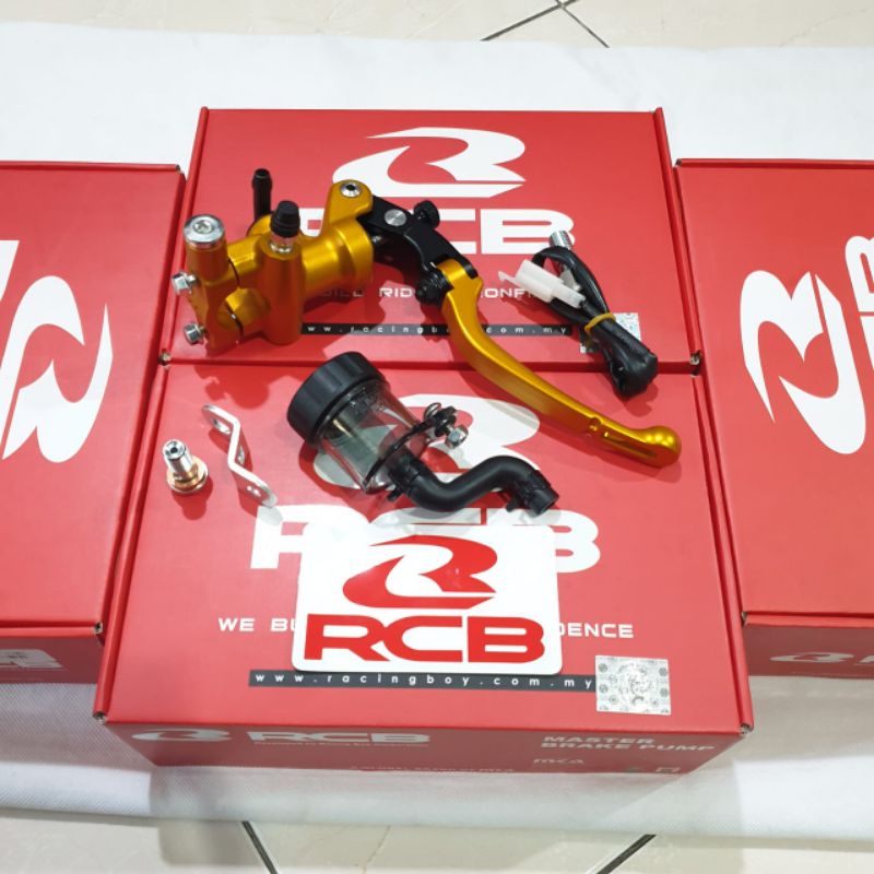 MASTER REM KANAN RCB RACING BOY RADIAL ORIGINAL S1 SERIES 14MM UNIVERSAL