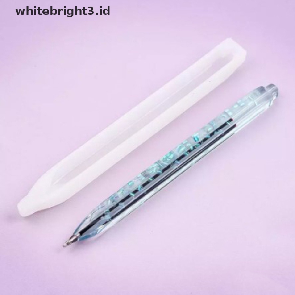 (whitebright3.id) 1pc Cetakan Resin Epoxy UV Bahan Silikon Untuk Membuat Perhiasan