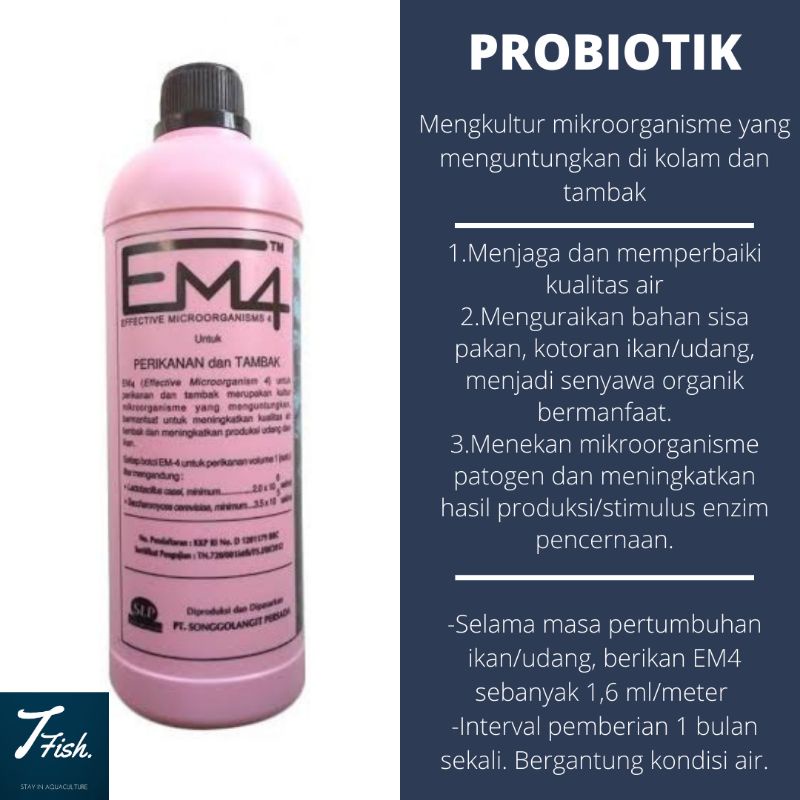 EM4 PERIKANAN/Probiotik ikan/Probiotik/obatikan/perikanan/lactobacillus