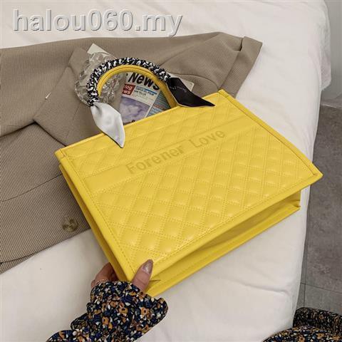 TAS TANGAN WANITA KULIT TAS BAHU WANITA MOTIF KOTAK KOTAK WARNA TAS WANITA - LB-10