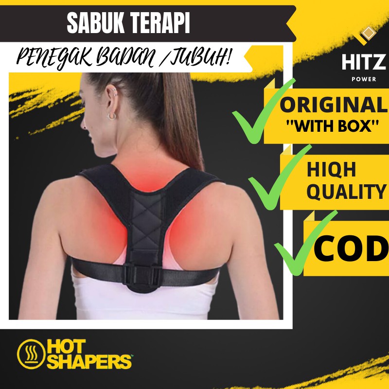 KORSET PENEGAK PENYANGGA PUNGGUNG ALAT TERAPI TUBUH POSTURE CORRECTOR KESEHATAN PRIA WANITA P25