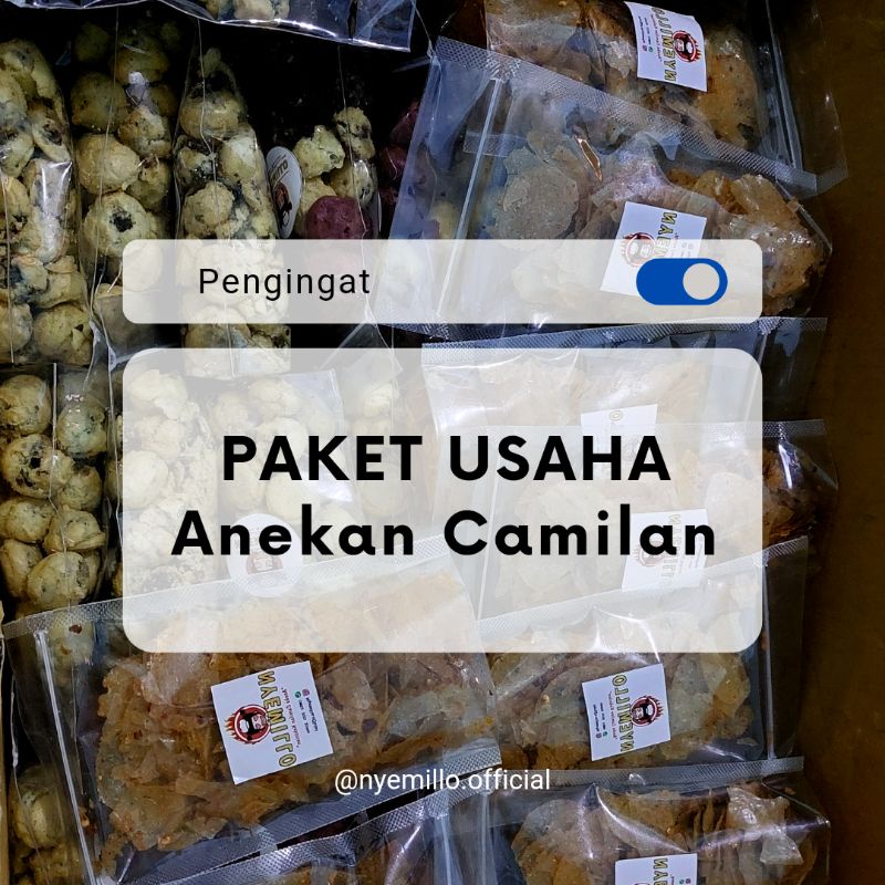 

[NYEMILLO] PAKET USAHA CAMILAN