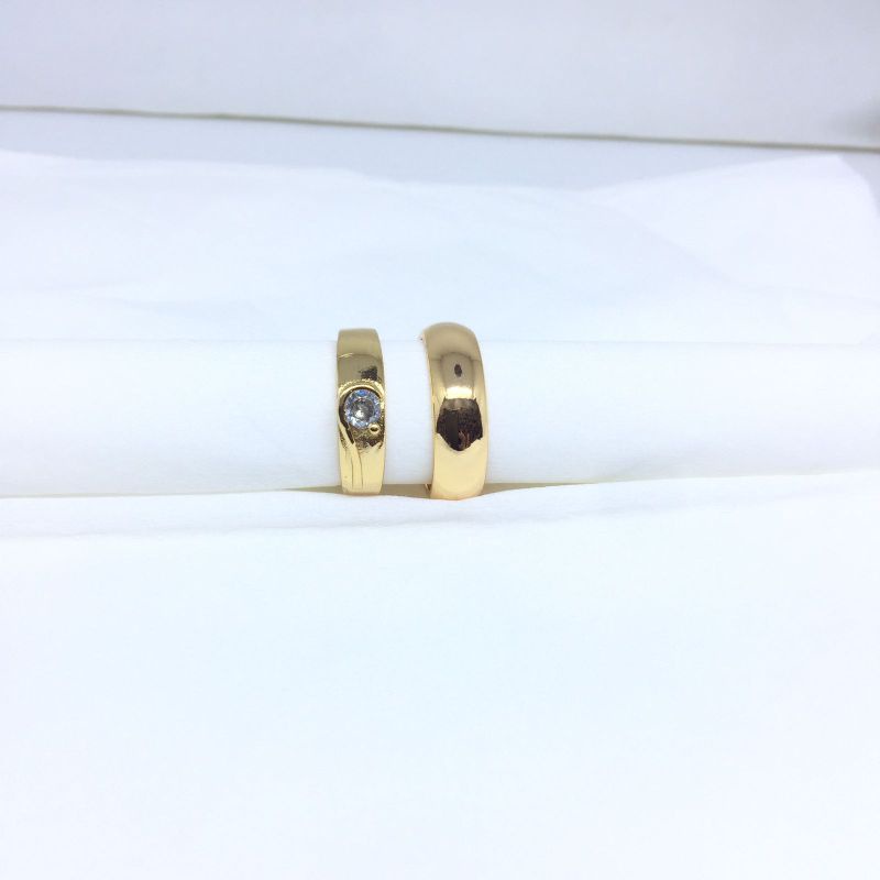 Cincin  sepasang Kawin Tunangan Nikahan Cincin Couple Anti Karat Murah