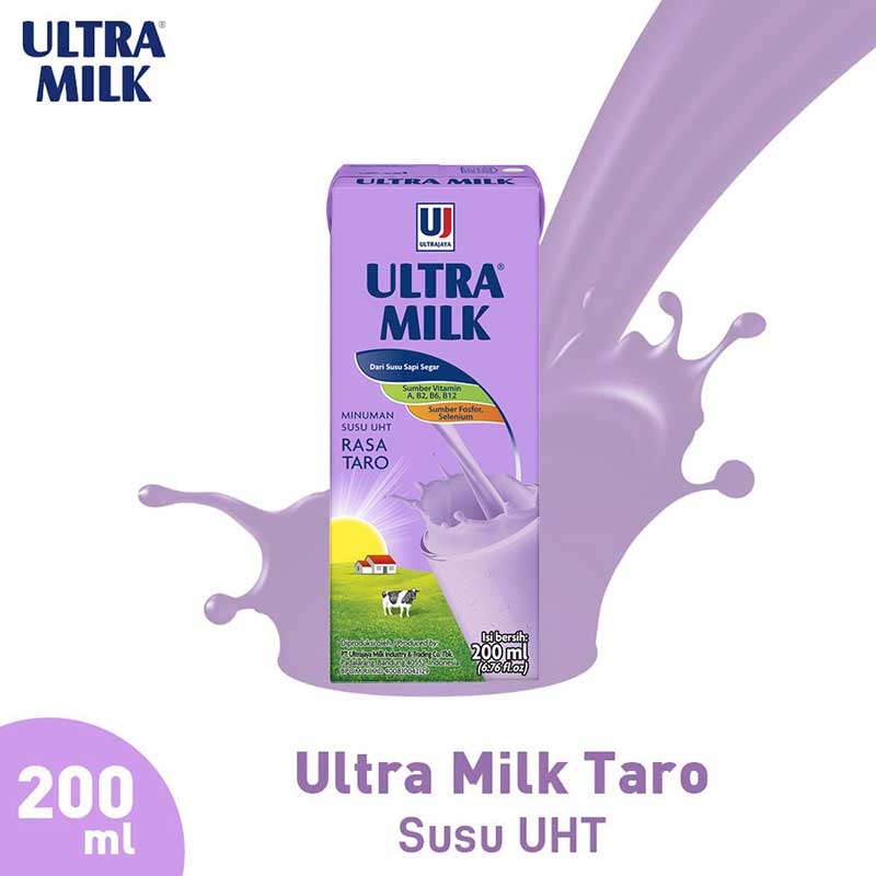 

Ultra Milk Susu UHT Taro 200ml