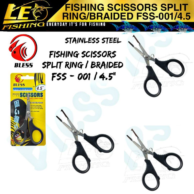 GUNTING BLEES FSS-001/4.5 PERLENGKAPAN PANCING UNTUK GUNTING NEKLIN PE BRAID SPLIT RING