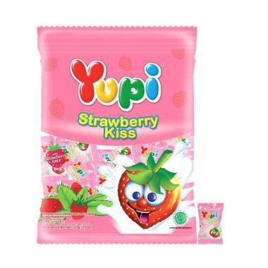 

Yupi Strawberry Kiss Bag 120 Gr (isi 50pcs)