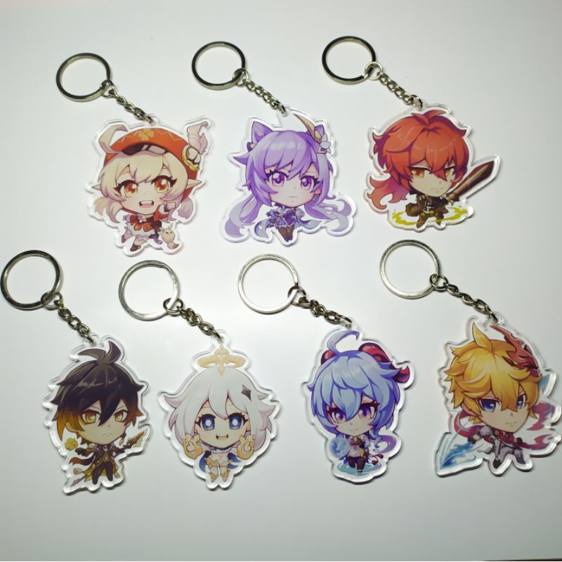 Gantungan Kunci Genshin Impact / Genshin Impact Keychain