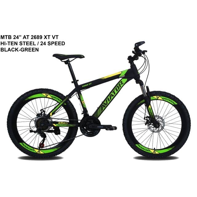 Sepeda Gunung  MTB Aviator 2689 XT VT 24inch Shopee Indonesia