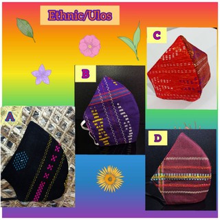  Masker  Kain Motif Ethnic Ulos  Tenun 3 Lapis dengan Filter 