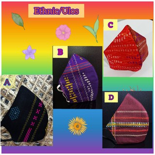  Masker  Kain Motif Ethnic Ulos  Tenun 3 Lapis dengan Filter 