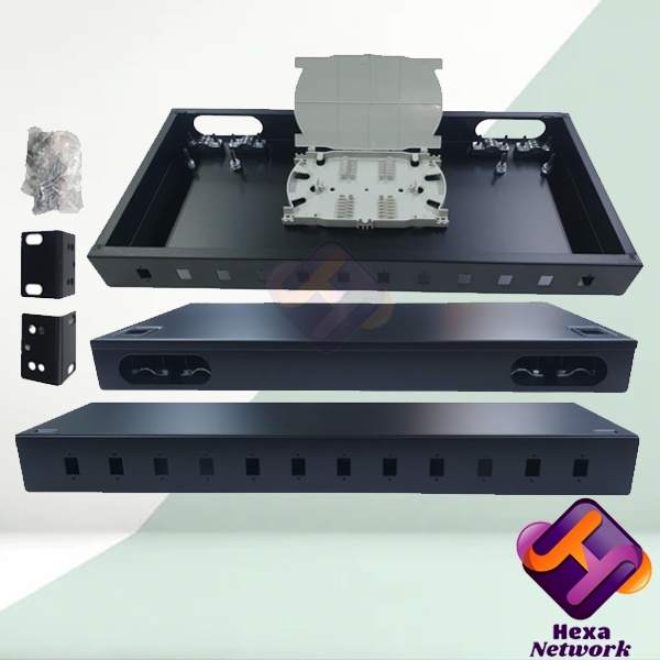 Fiber Optic OTB 12 Core SC | 1U no Drawer ODF OTB 12 Core Kosong
