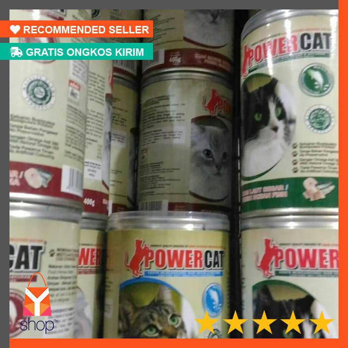 Sangat Bagus Makanan Kucing Premium Kaleng Power Cat Shopee