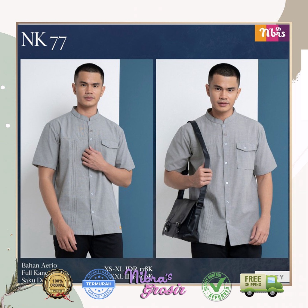 TERBARU NIBRAS NBRS KOKO PREMIUM NBRS NK 077  77 / KOKO DEWASA / BAJU KOKO MUSLIM