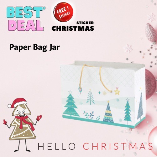 

PROMO Paperbag Jar Tas Kertas Paperbag Kantong Packaging Merry Christmas