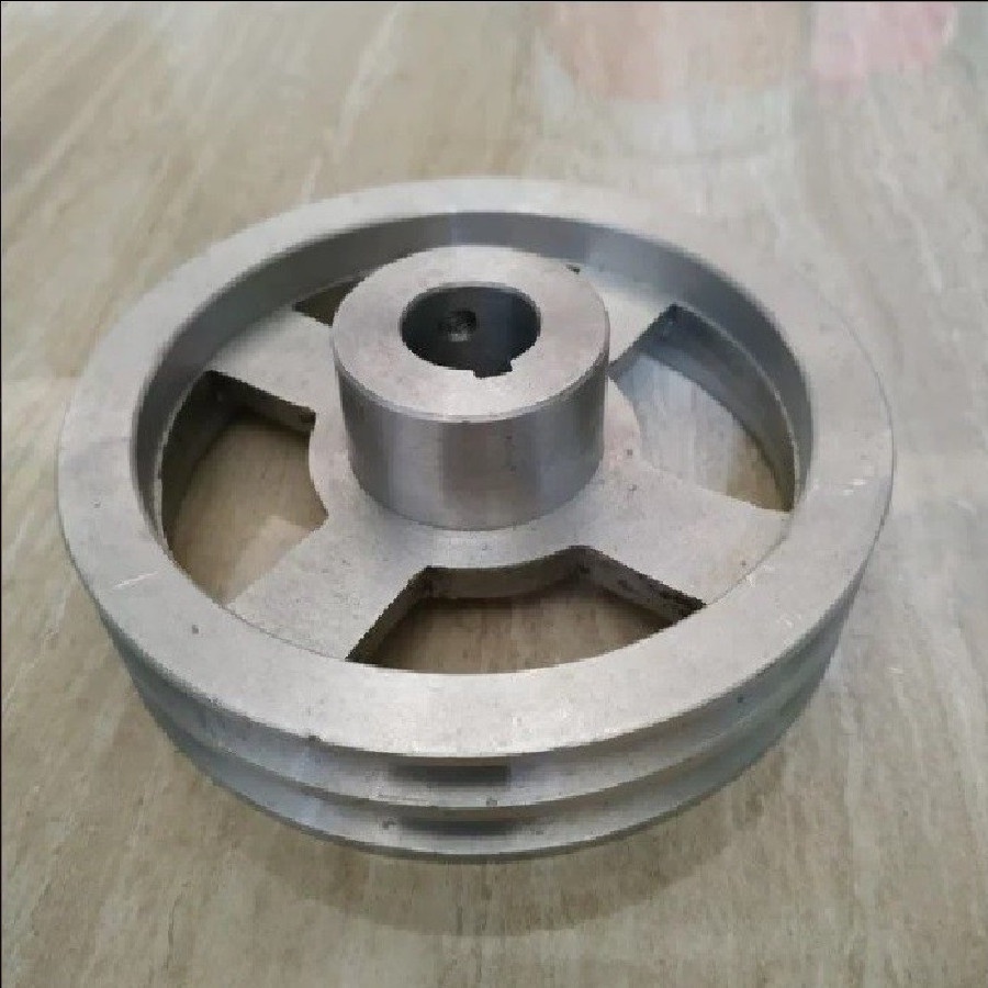 Pulley / Pully / Puli / Poli / Poly / Polly Jalur B2 Diameter 6&quot; Inch As 25 mm 25mm Aluminium