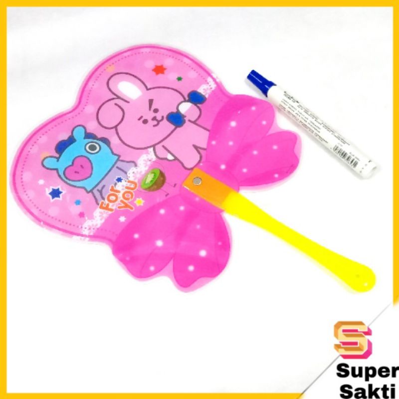 Kipas Gagang gambar BTS BT21