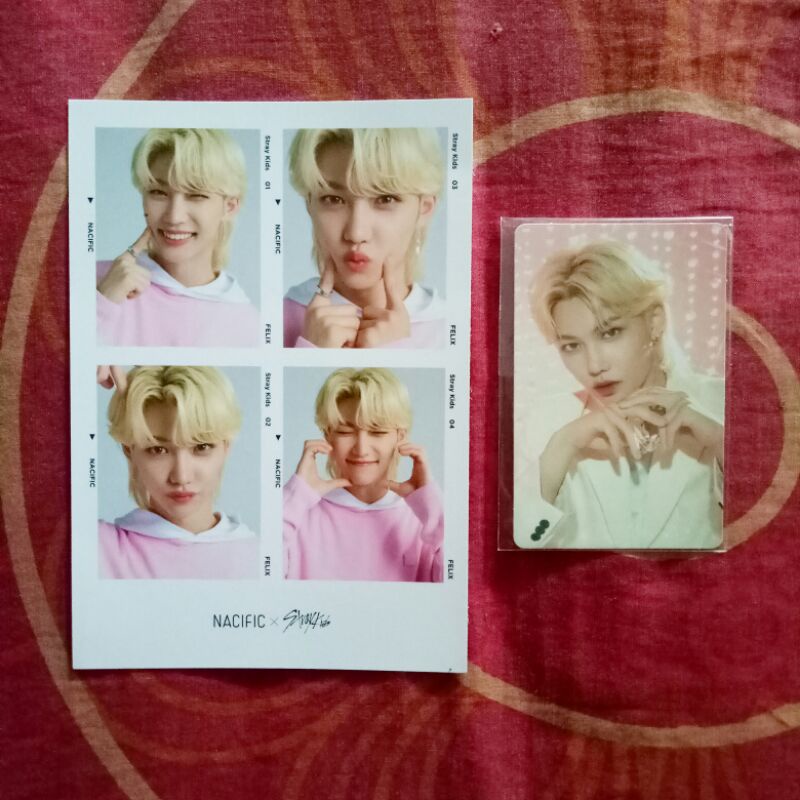 Felix Stray Kids Nacific Photocard 4Cut