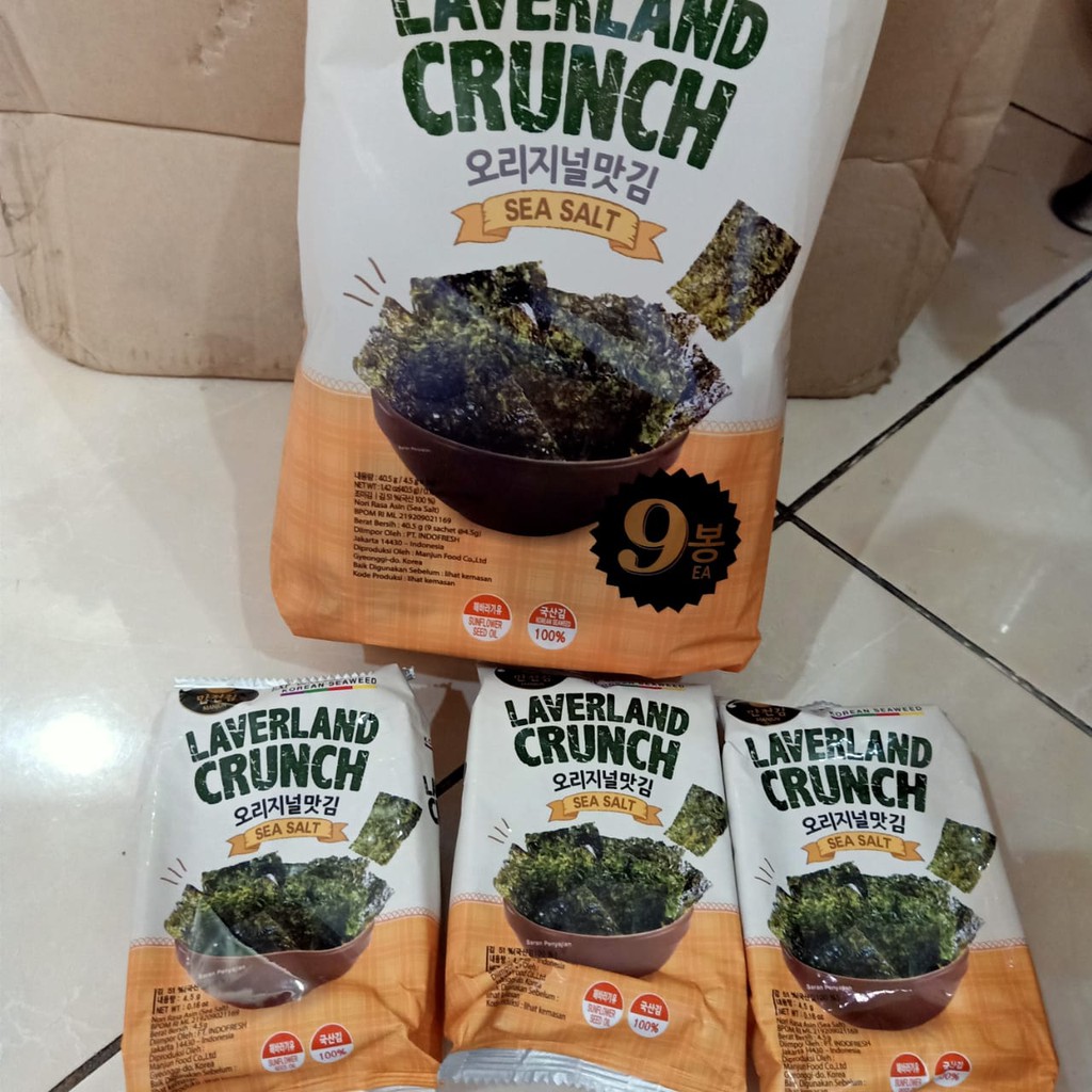 

Laverland Crunch Sea Salt 9 pack