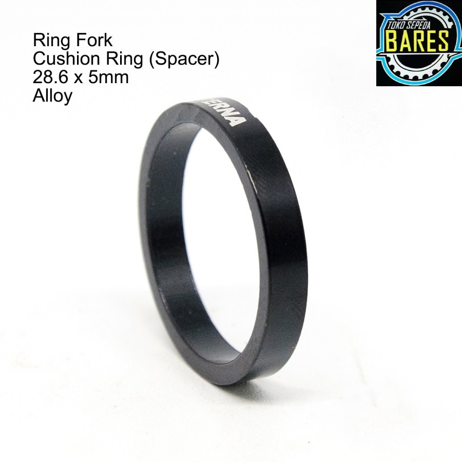 Cushion Ring Sepeda Eterna 28.6 x 5 mm / 10 mm Alloy / Spacer Fork