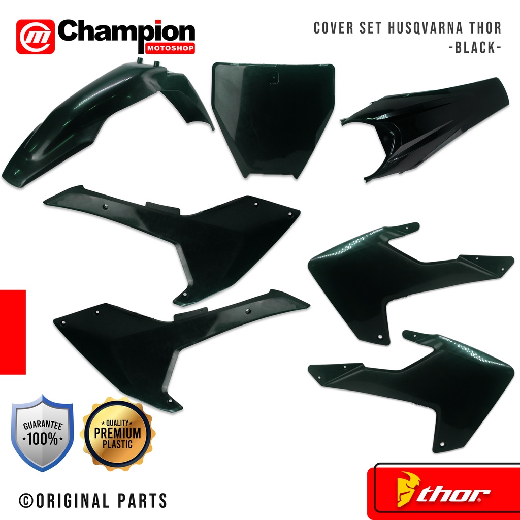 Cover Set Husqvarna Body Kit Husqvarna Tanpa Jok Tangki Trail Plastik Thor