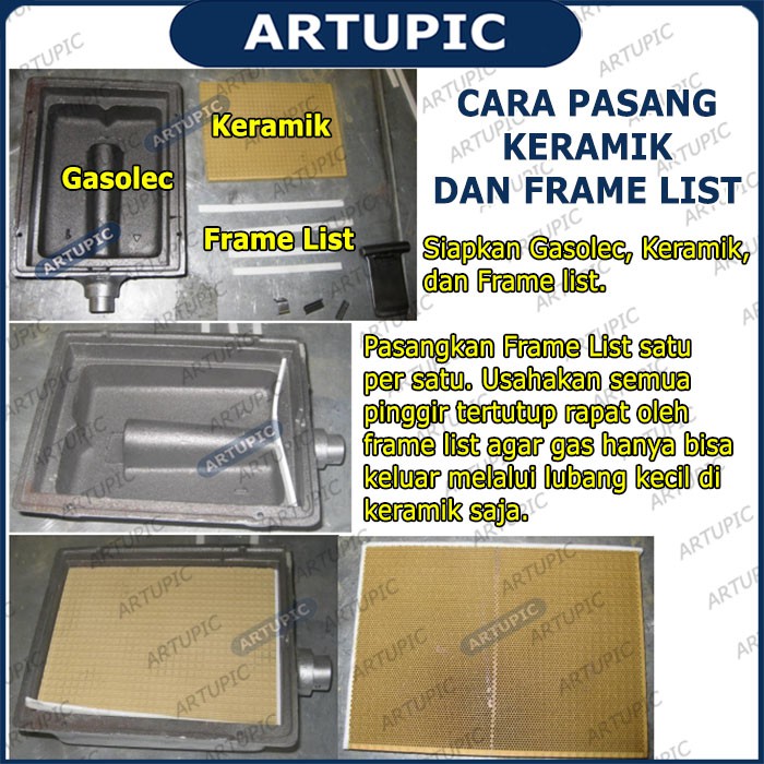 Frame List untuk keramik gasolec Framelist Frame Line Frameline Cara Pasang Keramik Gasolec Artupic