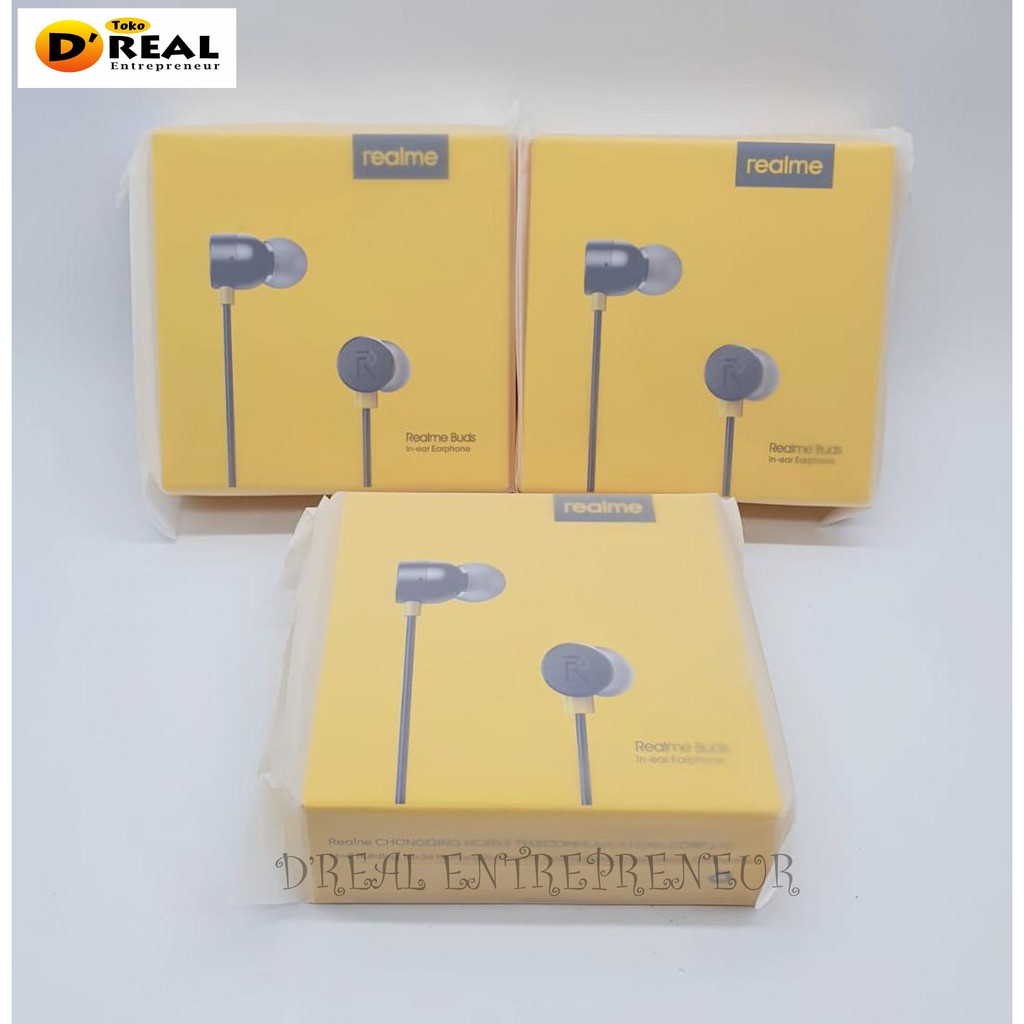 Realme Headset Magnetic Buds Original Earphone Bass