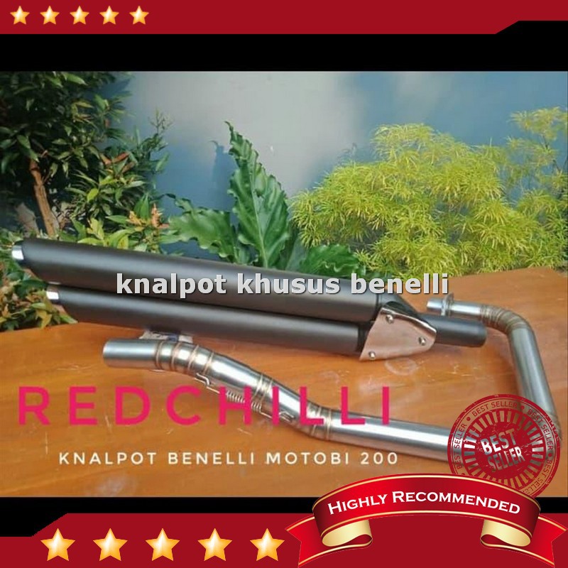 Terbaik Unik Knalpot Benelli Motobi 200 Evo  Benelli Motobi 200 full system Murah