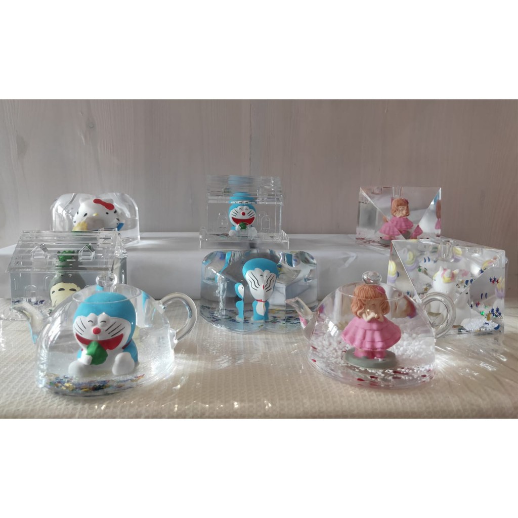 Pajangan kristal air, pajangan kristal + pen holder - 12290