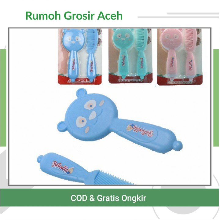 {ACEH} Reliable Sisir Bayi 1set dapat 2pcs