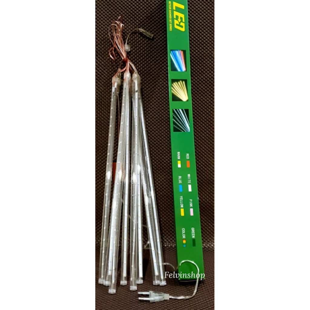 Lampu Led Meteor Merah & Putih