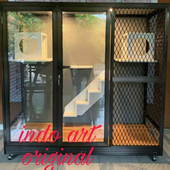 AQUARIUM CAT/CAT HOME / KANDANG KUCING MODEL TERBARU TERLARIS